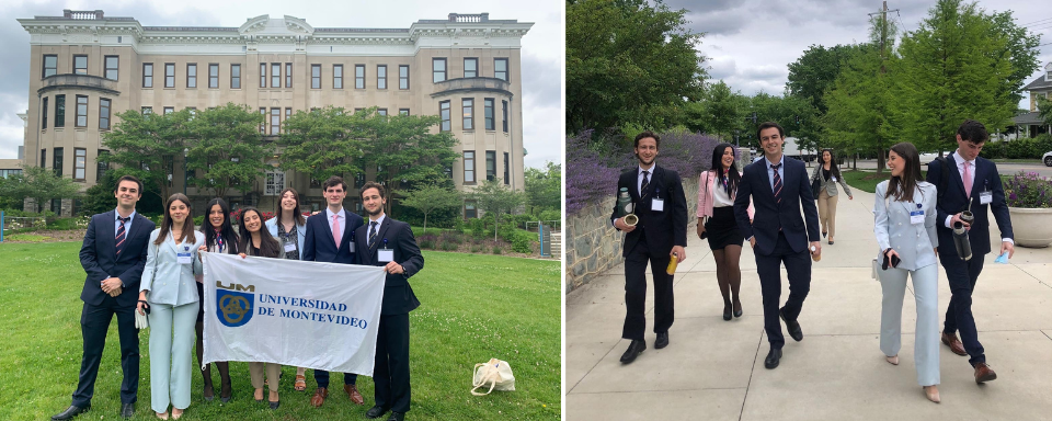 Alumnos de FDER participaron en el Concurso Interamericano de DD. HH en Washington DC