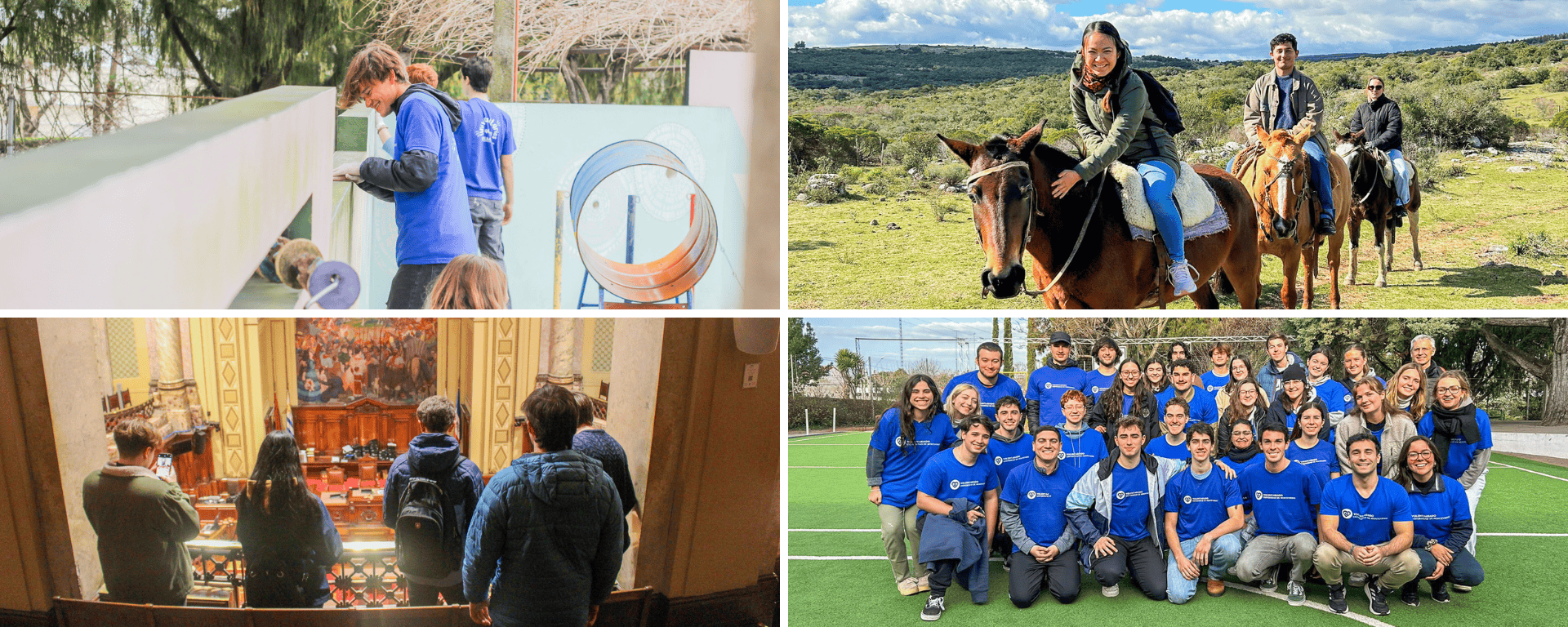 Actividades de Vida Universitaria durante agosto: voluntariados, visitas culturales, excursiones, deporte y más