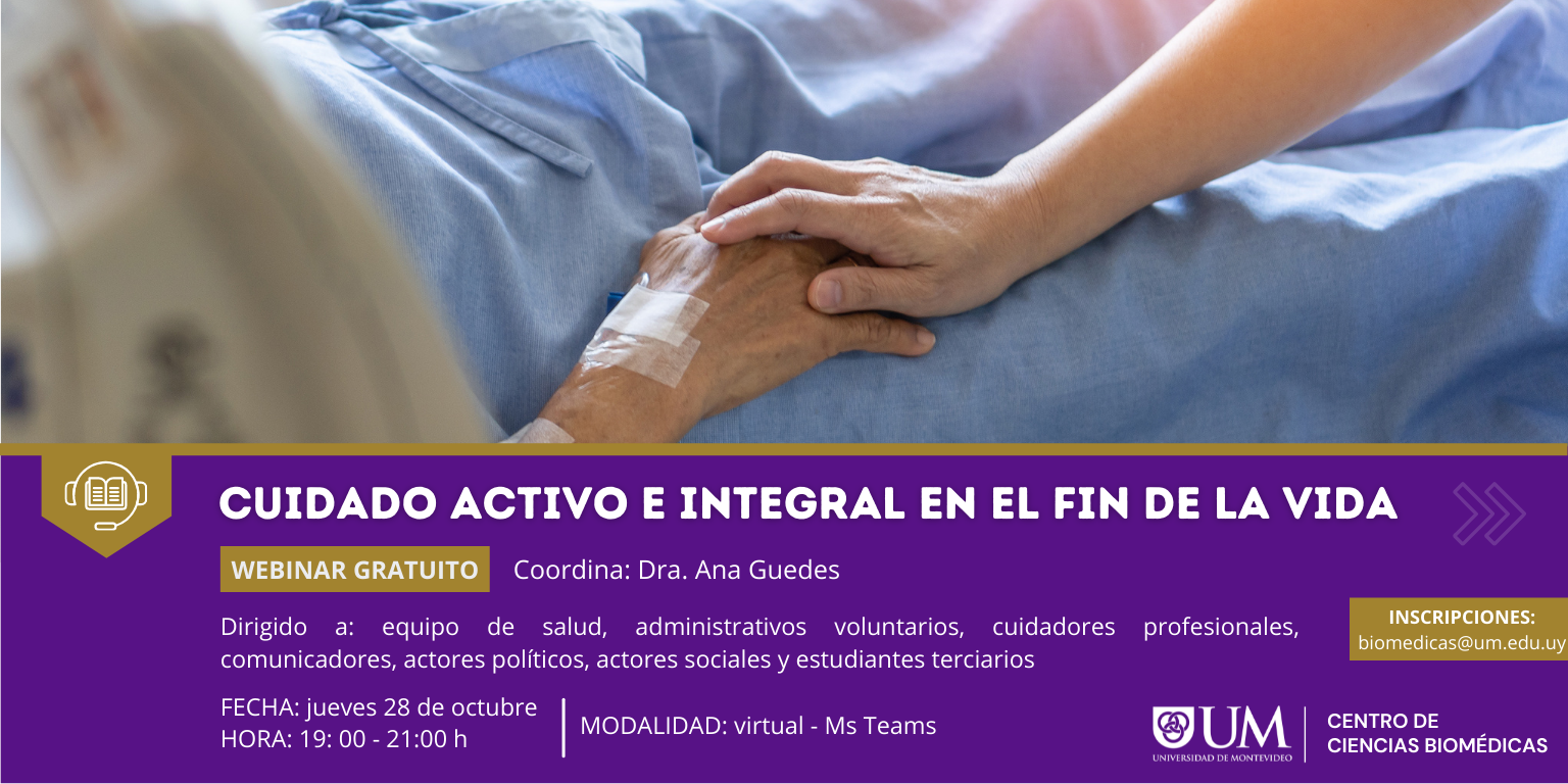 Webinar: Cuidado activo e integral en el fin de la vida