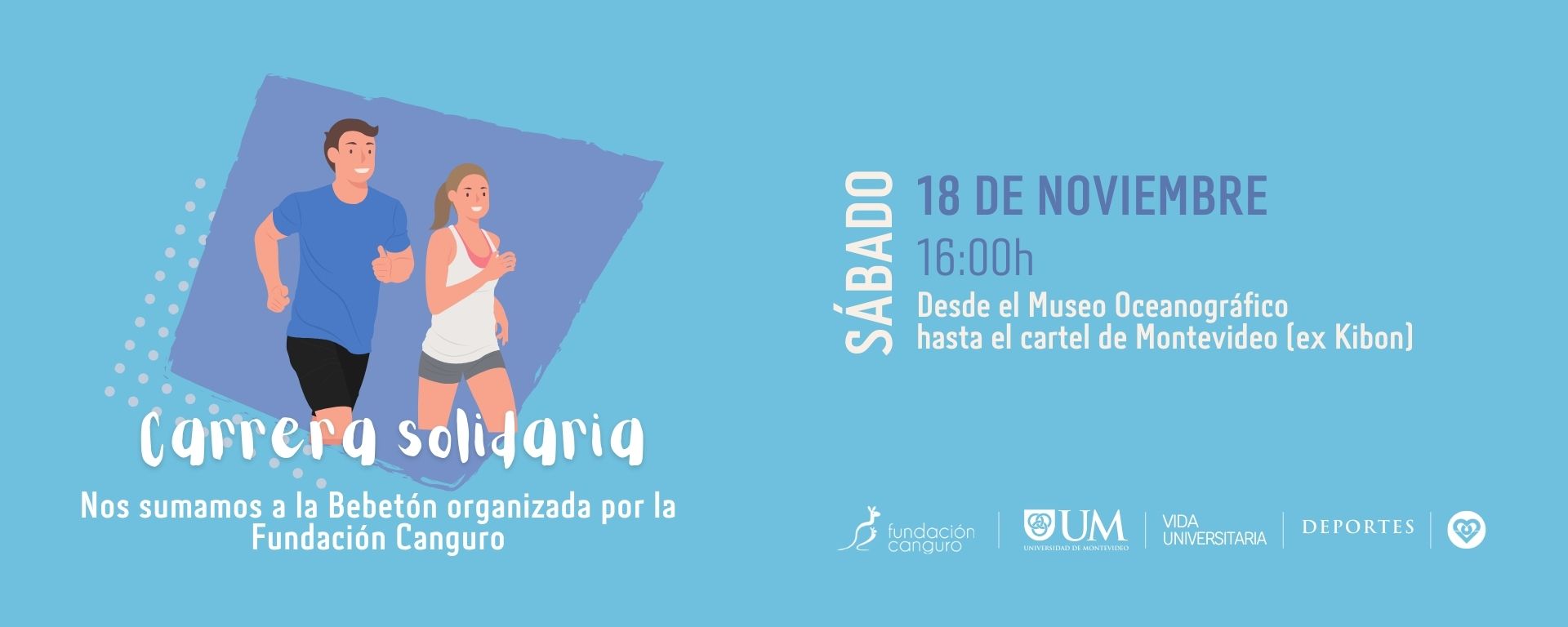 Carrera Solidaria a beneficio de Fundación Canguro