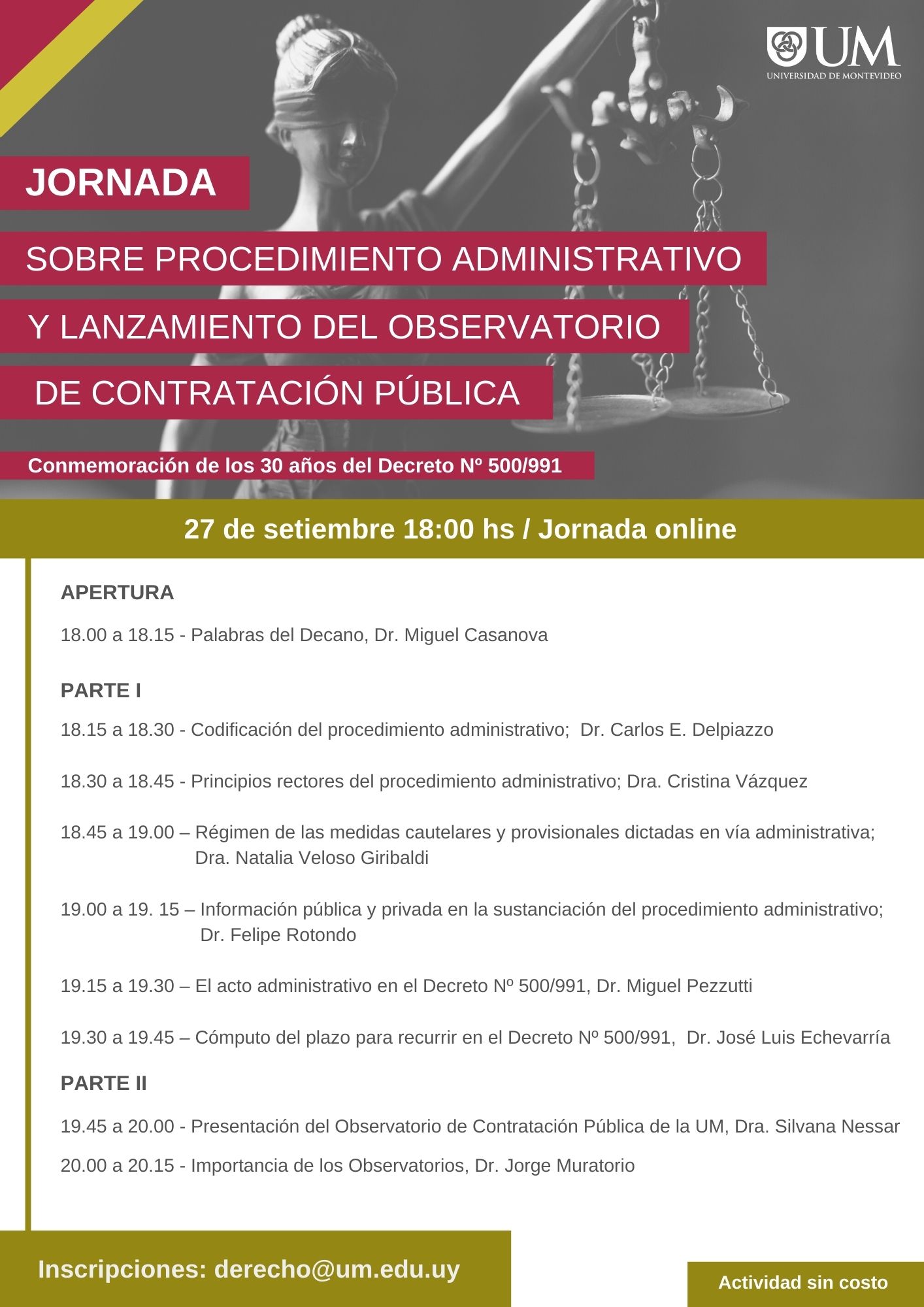 Jornada de Derecho administrativo