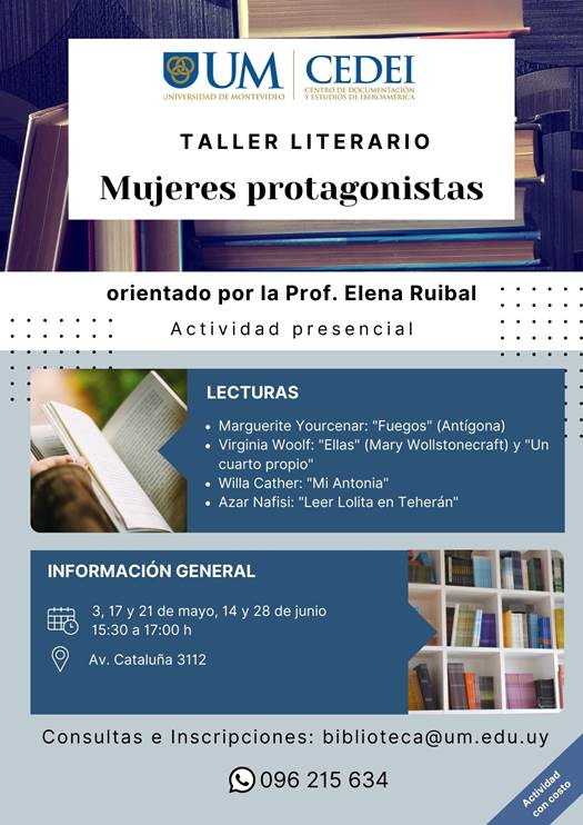 Taller literario: Mujeres protagonistas