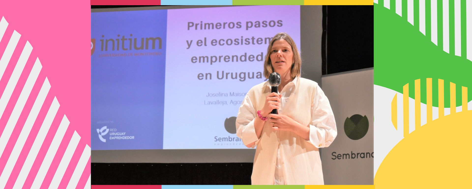 Josefina Maisonnave en Seminario de Sembrando emprendedores