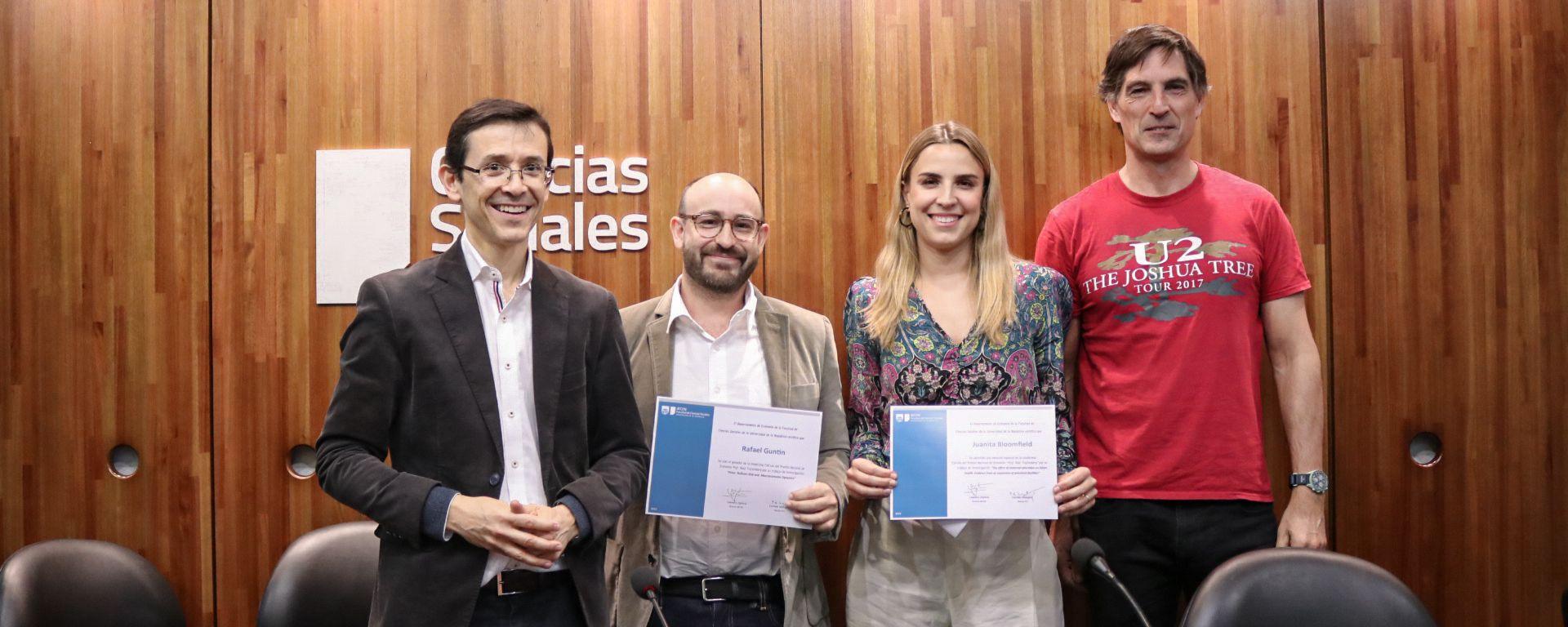 Alumni UM ganó el Premio Nacional de Economía y docente UM recibió mención especial